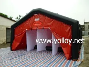 Nood opblaasbare buiten douche ontsmetting tent