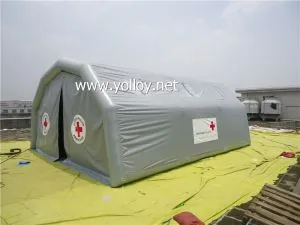 Grijze Openlucht Opblaasbare Onmiddellijke Medische Tent