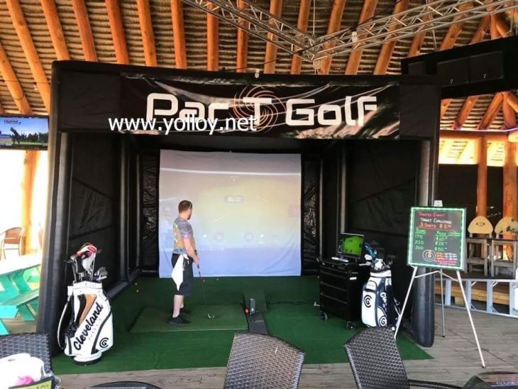 Inflatable Golf Simulator Building Tent