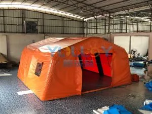 Opblaasbare quarantainetent voor patiënten tegen Covid-19-virus
